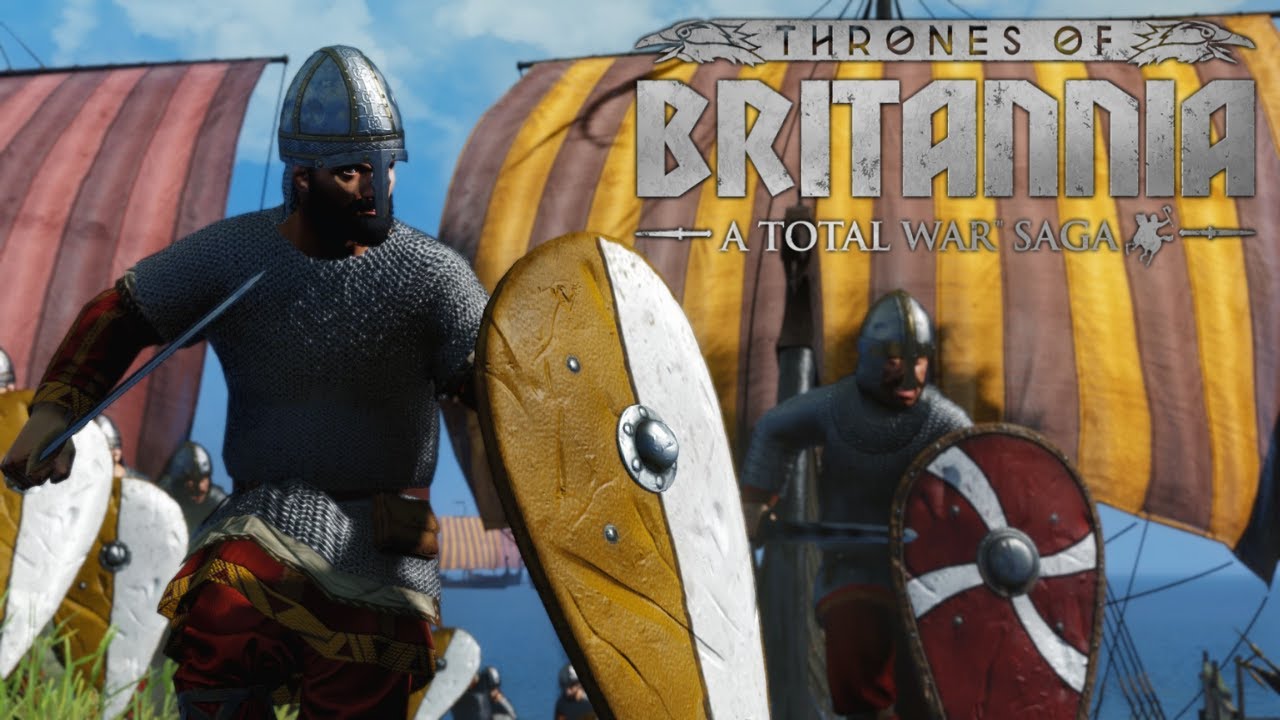 HUGE SAXON NAVAL INVASION! - Thrones of Britannia Total War Multiplayer Siege
