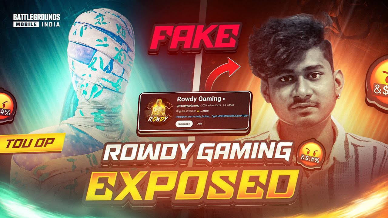 The Dark Reality Of bgmi Community 🤡@RowdyyyyGaming Expose ?⚖️