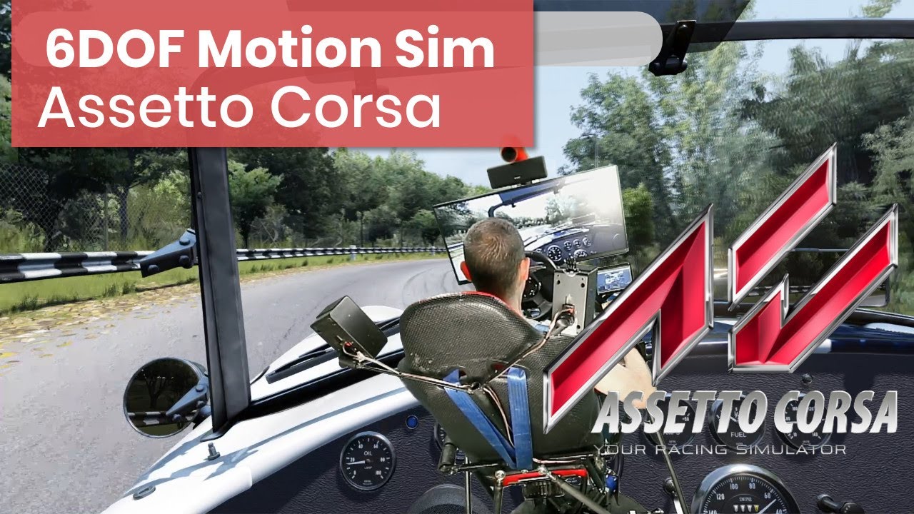 6DOF Motion Simulator - Assetto Corsa - Thomson Road - 427 Shelby Cobra