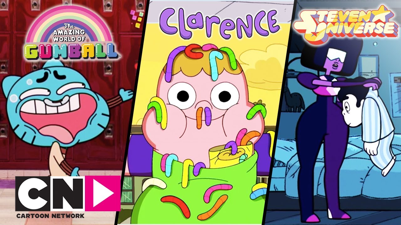 Гамбол + Кларенс + Вселенная Стивена | Ночевка (серии целиком) | Cartoon Network