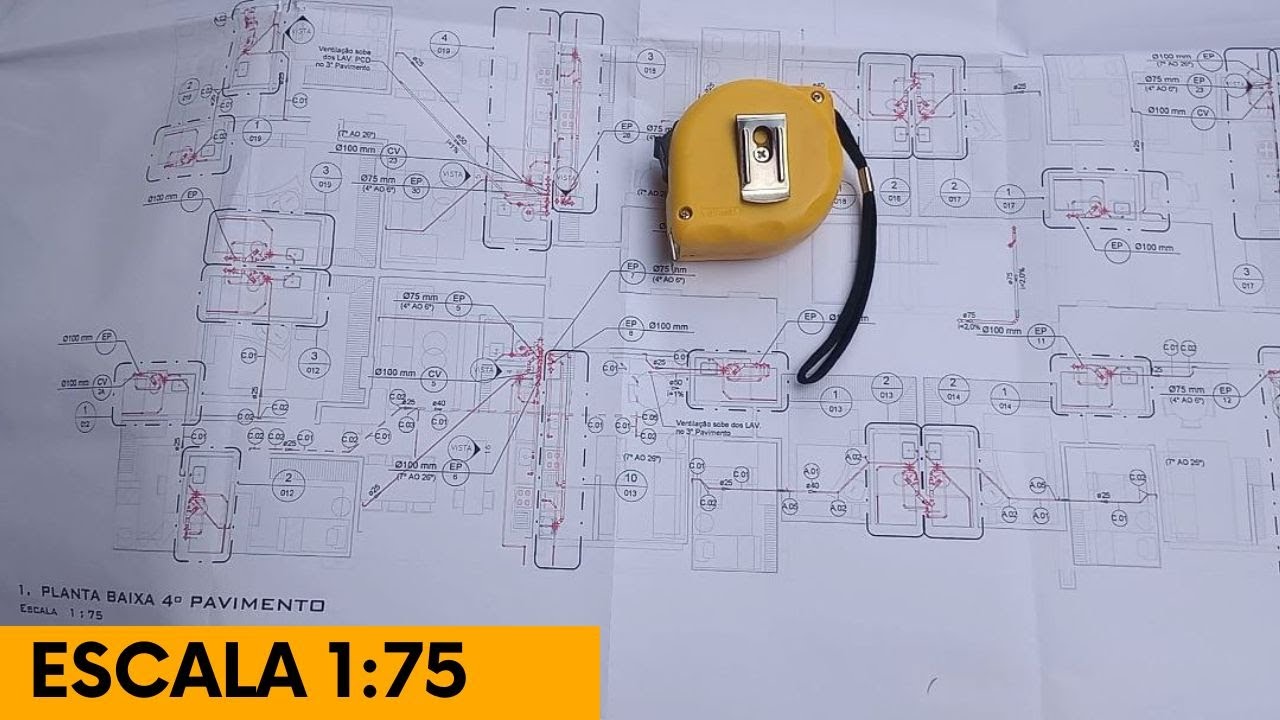 Guia Prático: Como Tirar Medidas Precisas de Projetos com Trena na Escala 1:75 |Como Realizar Medida