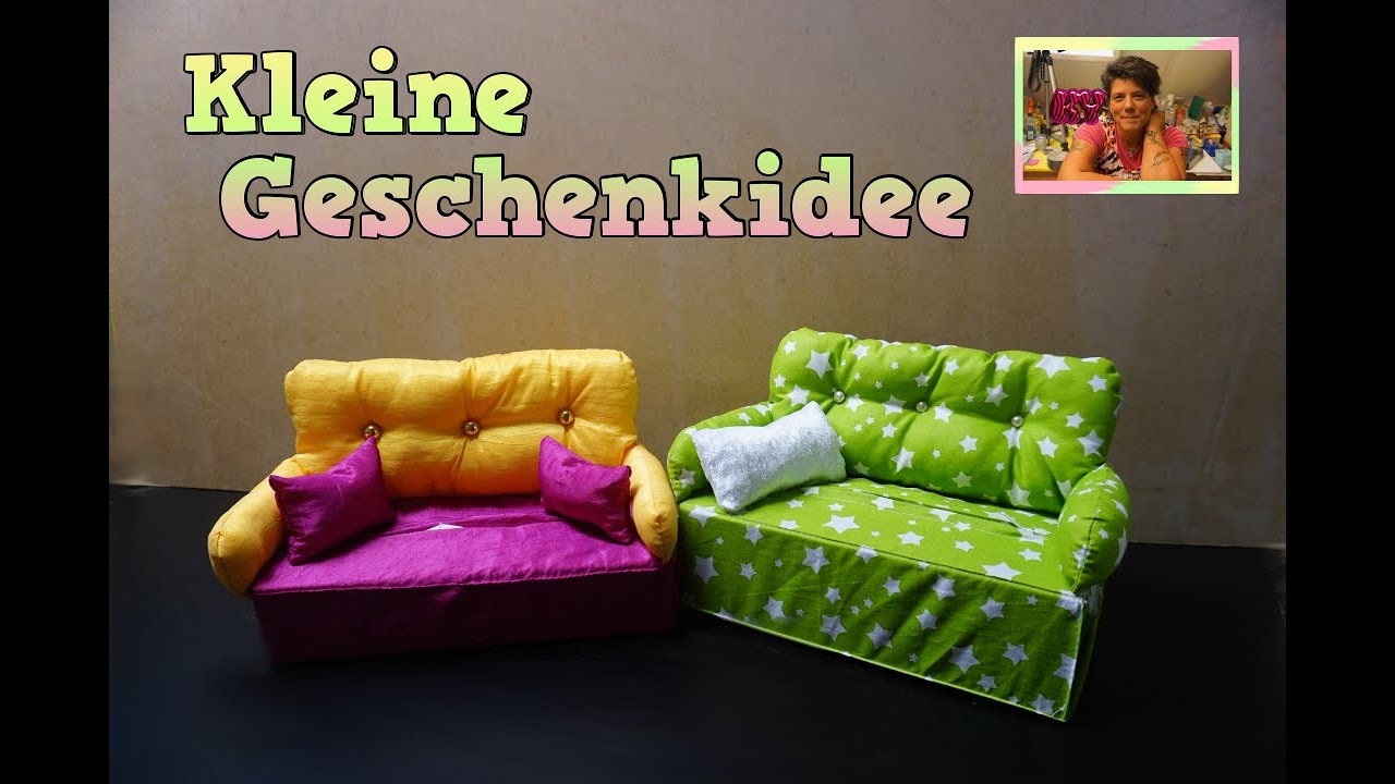 DIY, kleine Geschenkidee, Taschentuchbox als Sofa getarnt