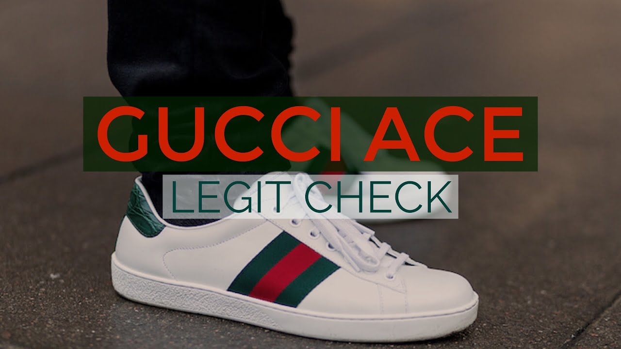 Как определить оригинальные Gucci Ace Sneakers