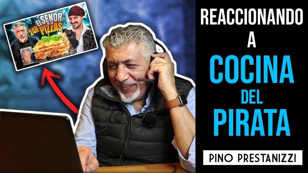 REACCIONANDO a LA COCINA DEL PIRATA COCINANDO MIS RECETAS por 24h | Pino Prestanizzi