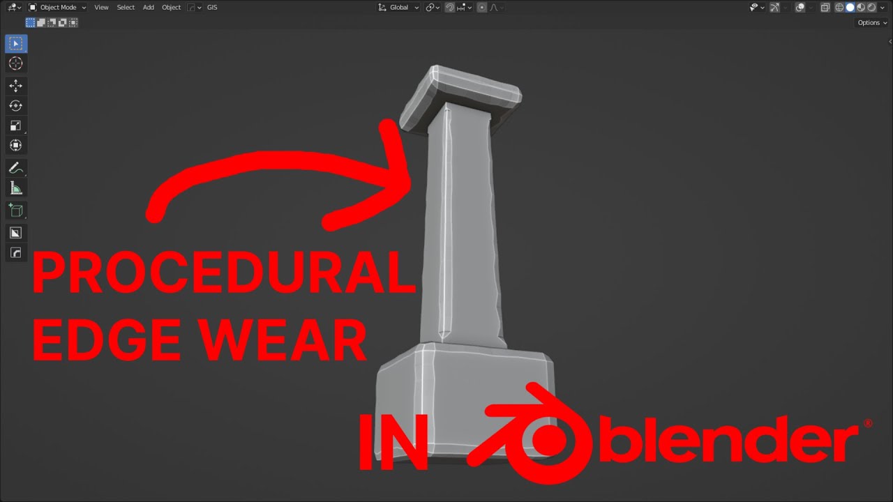 Procedural Edge Wear With Geometry Nodes