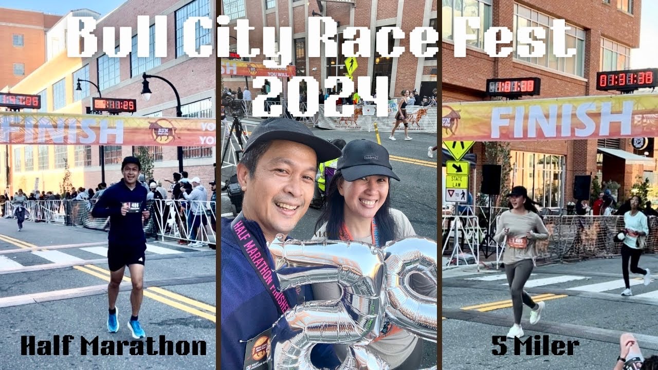 PAM AND PET RUNS THE BULL CITY RACE FEST 2024/ 25TH WEDDING ANNIVERSARY/ LIFE IN OUR LATE 40S