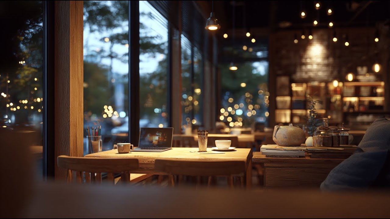 ☕🎹 Soft Jazz Piano & Coffee Shop Ambience – Calm Working Music