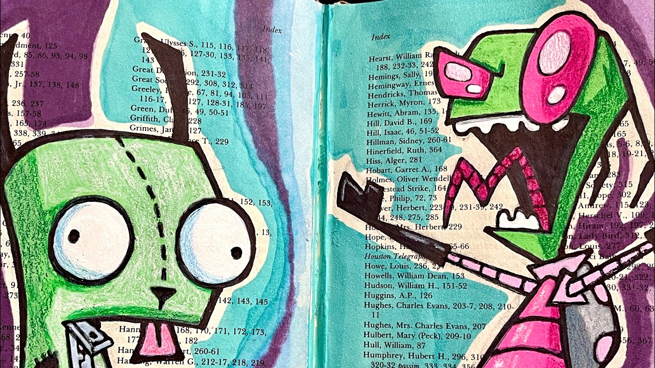 Recycled Sketchbook - Bad Guys, Villains, & Dorks