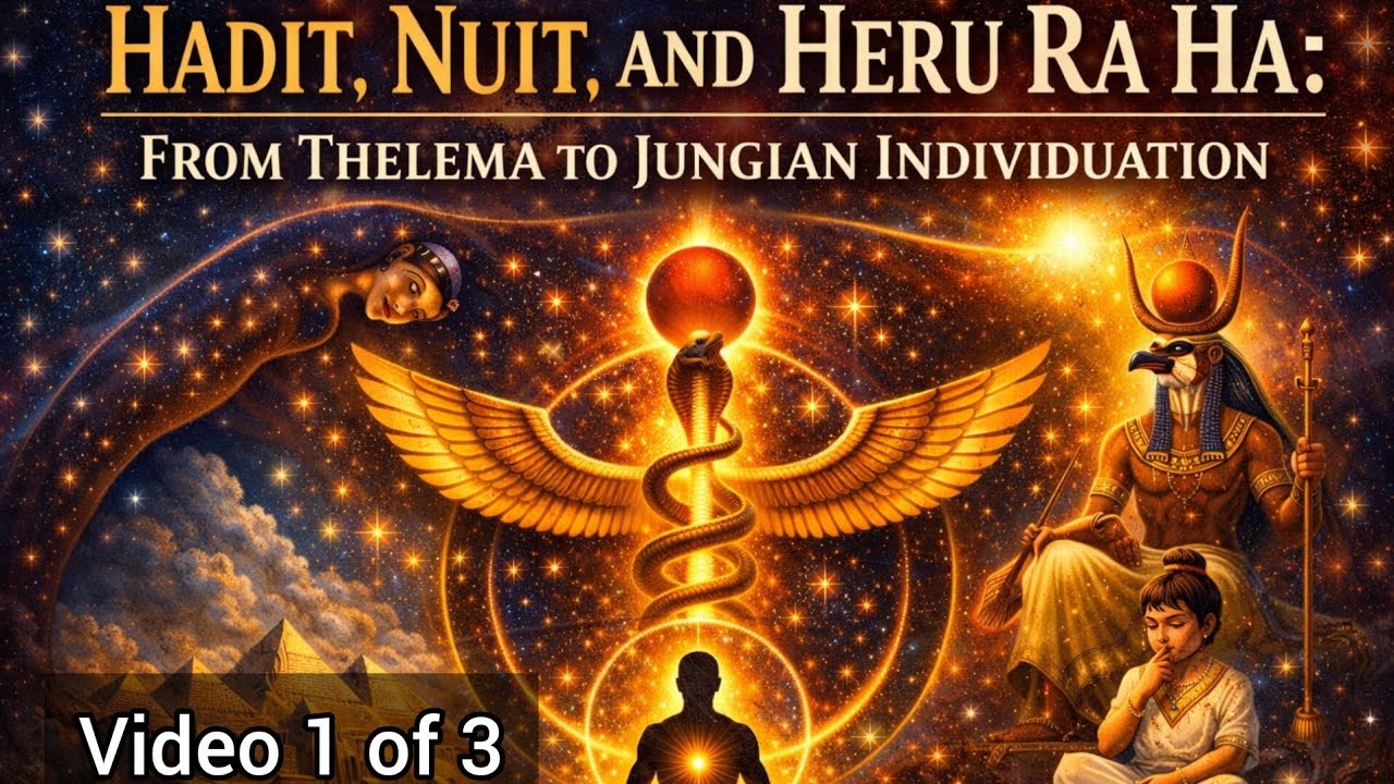 Hadit, Nuit, & Heru Ra Ha: From Thelema to Jungian Individuation (Video 1 of 3)