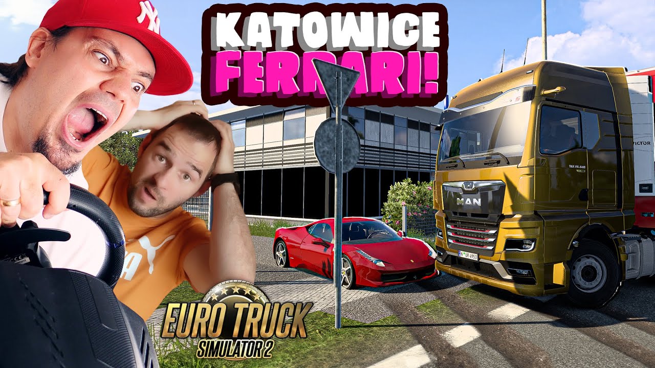 🚛 WYPADEK W FERRARI KATOWICE! *lakierowanie będzie drogie* | Euro Truck Simulator 2 z Darek