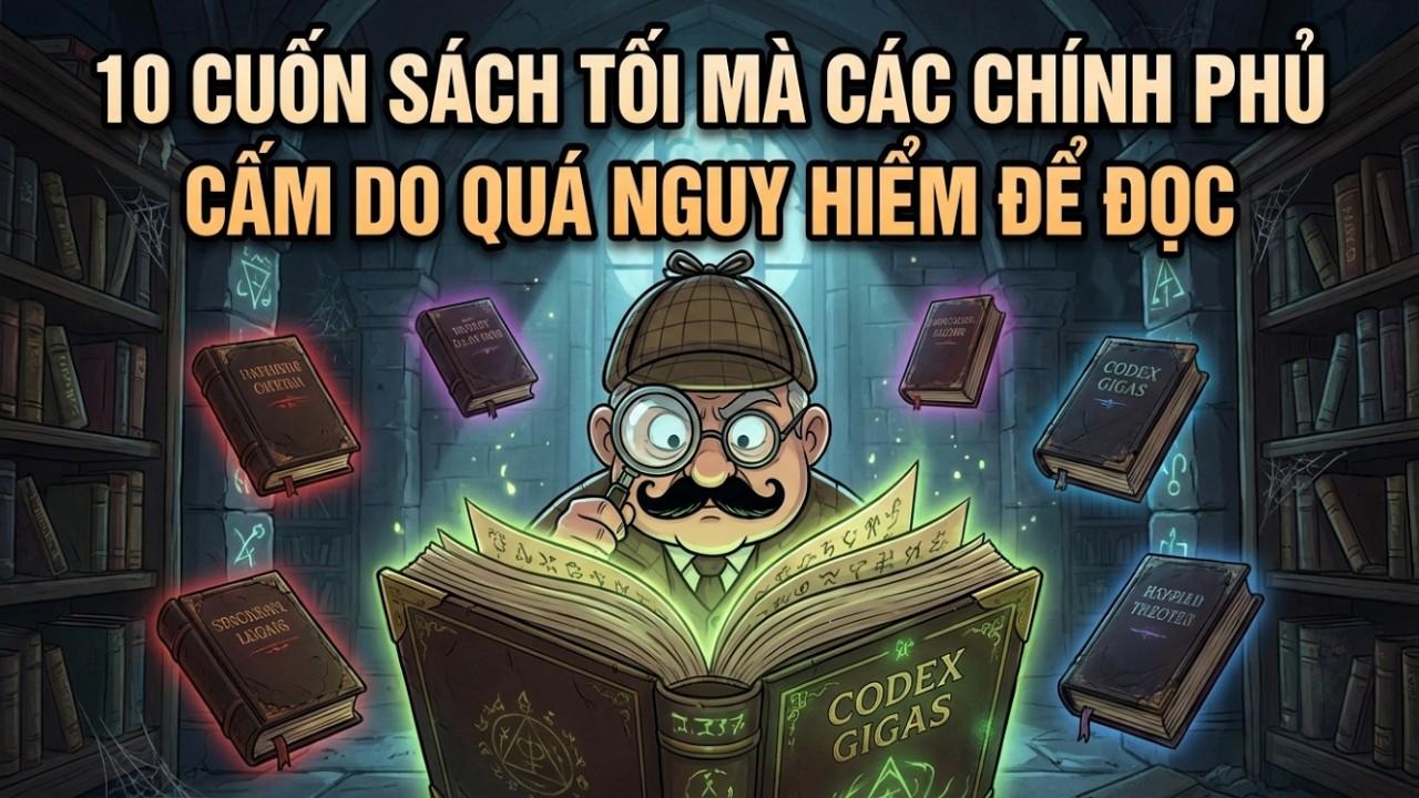 10 Cuốn Sách Đen Tối Bị Các Chính Phủ Cấm Vì Quá Nguy Hiểm Để Đọc