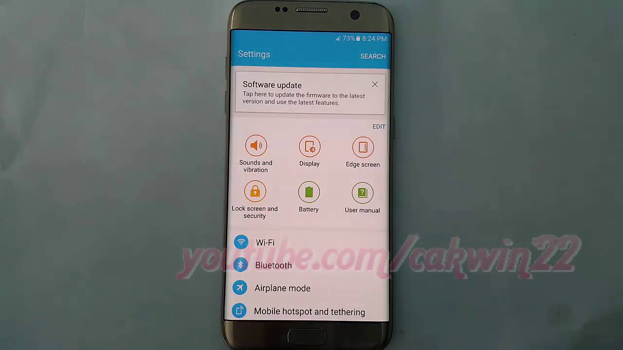 Samsung Galaxy S7 Edge : How to Enable or Disable Camera permissions application