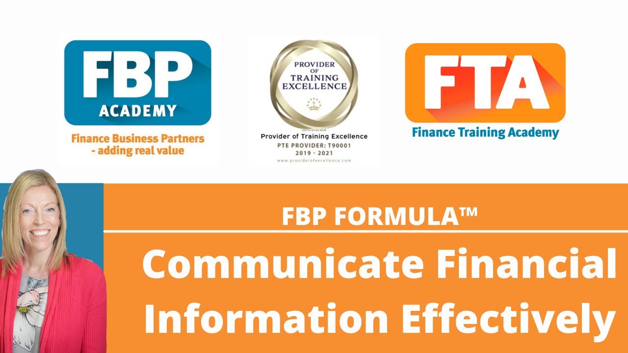 Communicate Financial Information Effectively