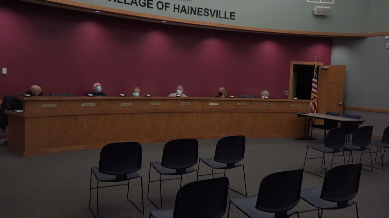 Village of Hainesville Board Meeting December 14th, 2021
