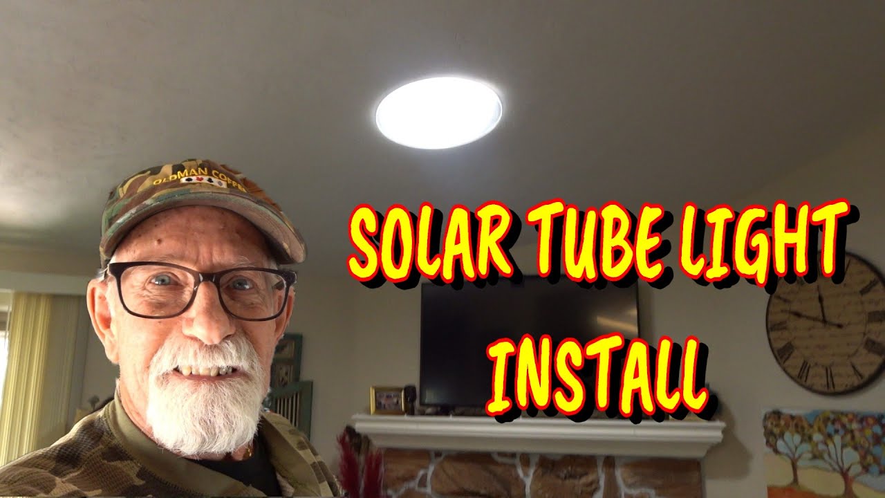 SOLAR TUBE LIGHT installation in Valorie's Home.