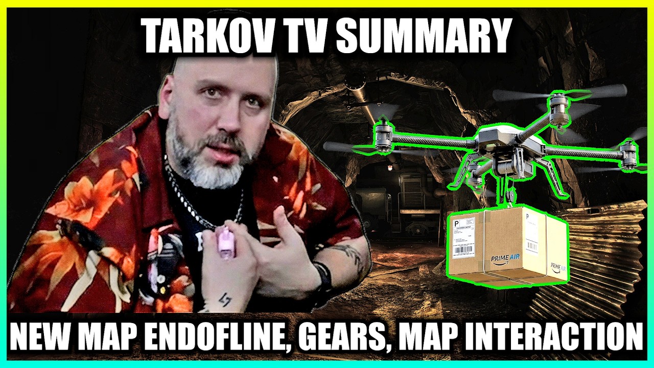 New Map End of Line, New Gears and Map interactions, Drones for delivery? (TarkovTV Summary)
