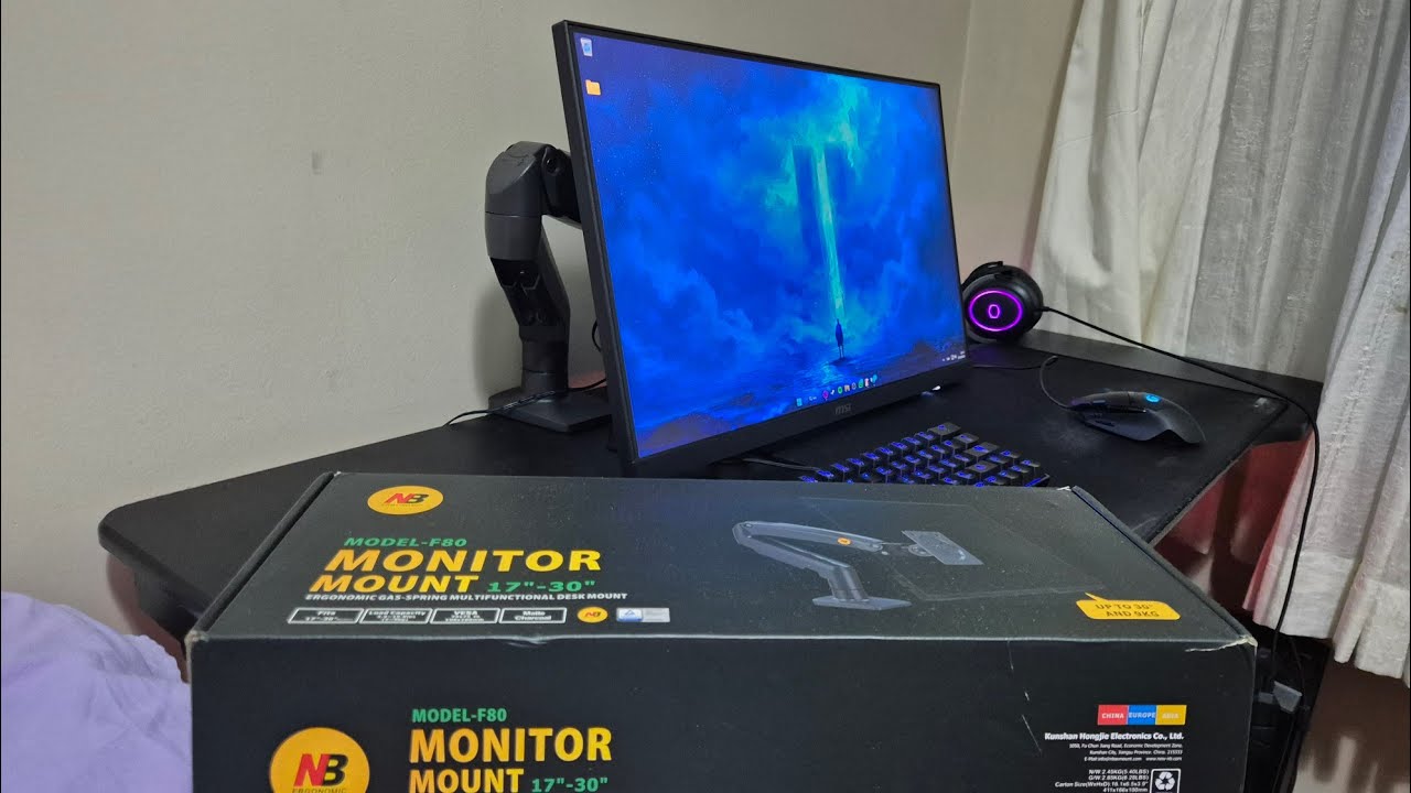 North Bayou f80 Monitör standı kutu açılımı ve incelemesi