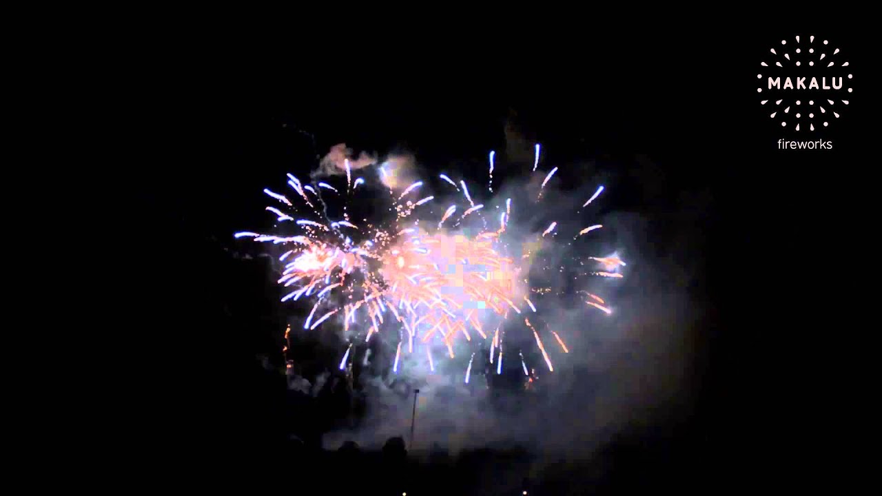 Novoroční ohňostroj Praha 1.1.2015 - Pyromuzikální ohňostroj | Pyromusical fireworks