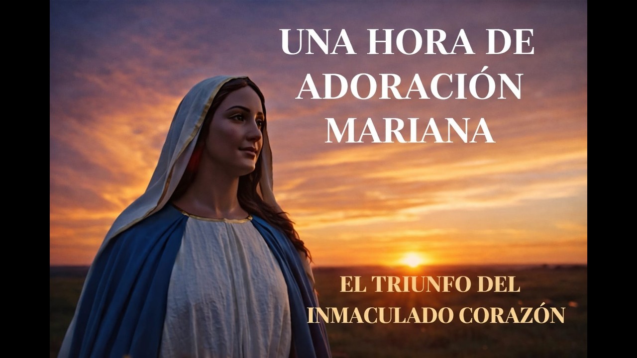 1 HORA DE ADORACIÓN CON MARIA #cantosmarianos #virgenmaria