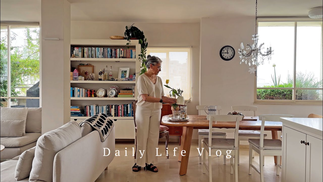 Cozy Spring Homemaking | 5AM Baking, Gardening, Cooking, DIY Body Oil & Crochet T-Shirt | Vlog
