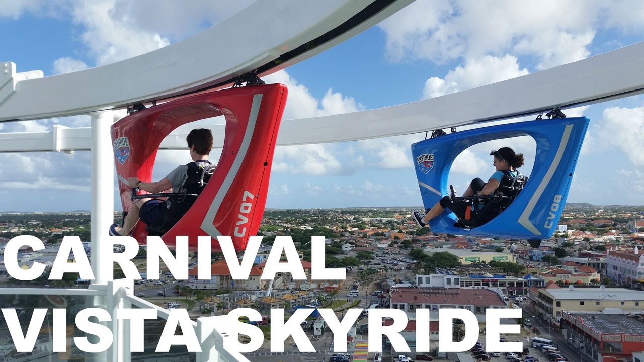 Carnival Vista SkyRide and Waterslides