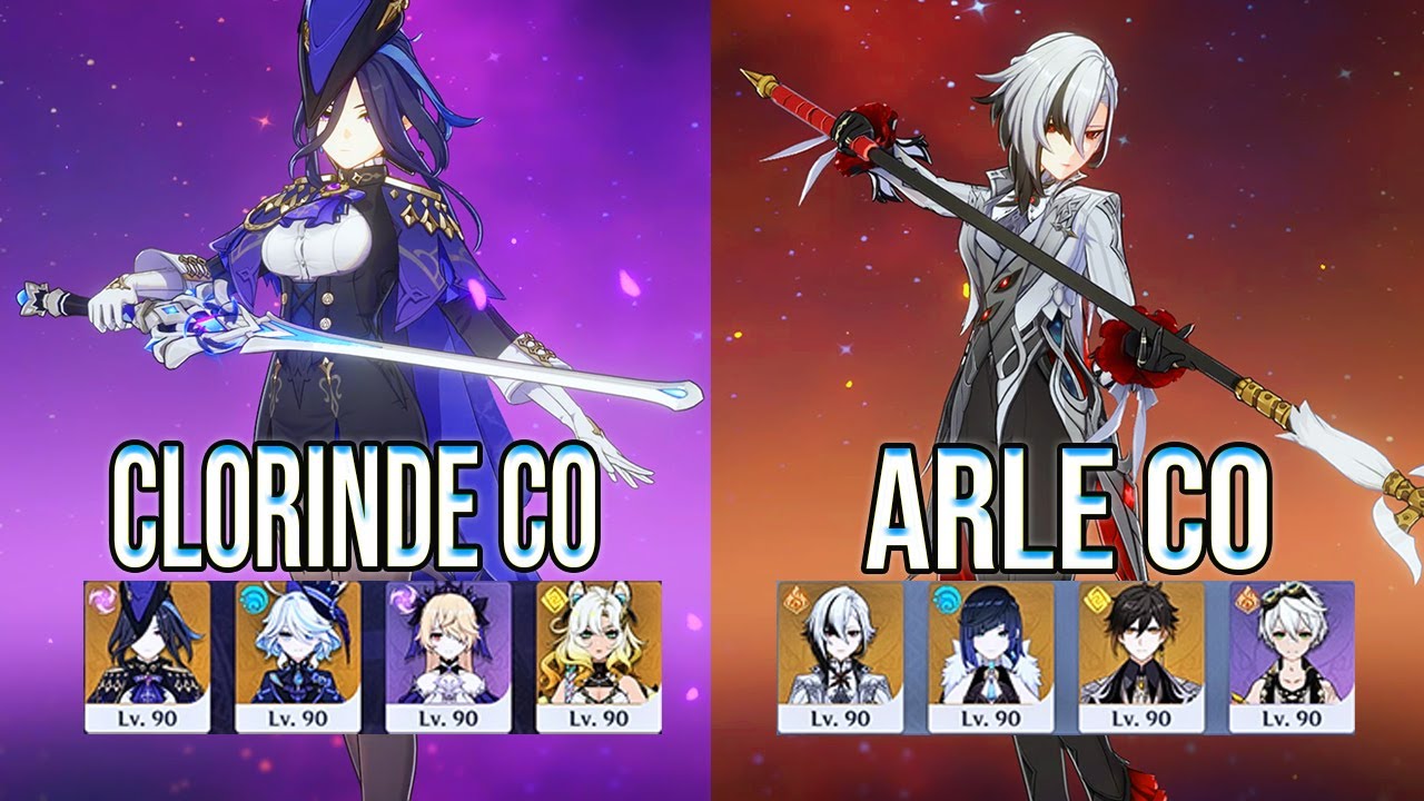 Clorinde C0 Finale & Arlecchino C0 White Tassel Spiral Abyss Floor 12 Genshin Impact