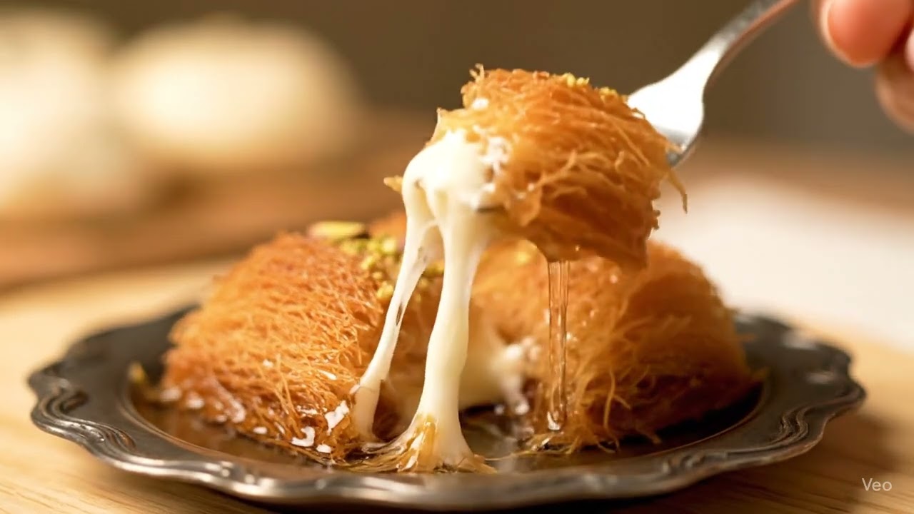 😋 Crunchy & Creamy Kunafa | Arabic Dessert Love