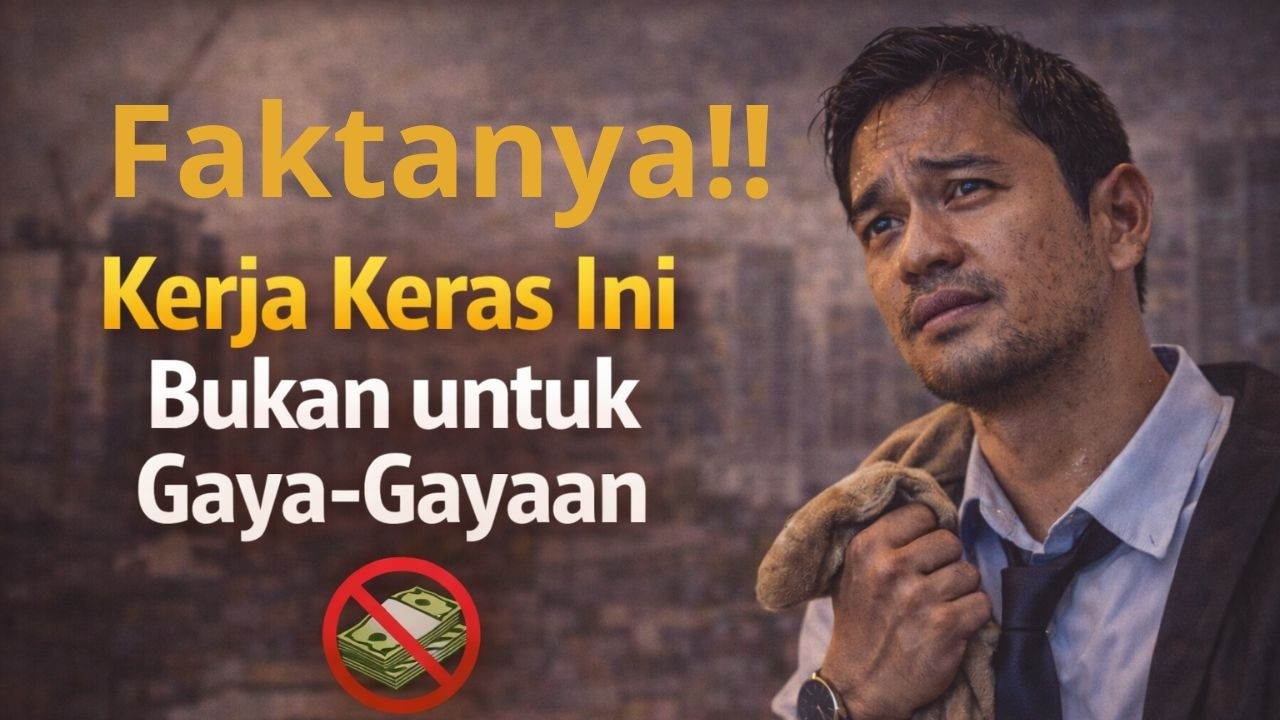 Buktikan Kamu Bisa Berhasil! Kerja Keras Ini Bukan untuk Gaya-Gayaan. Motivasi Hidup Sukses.