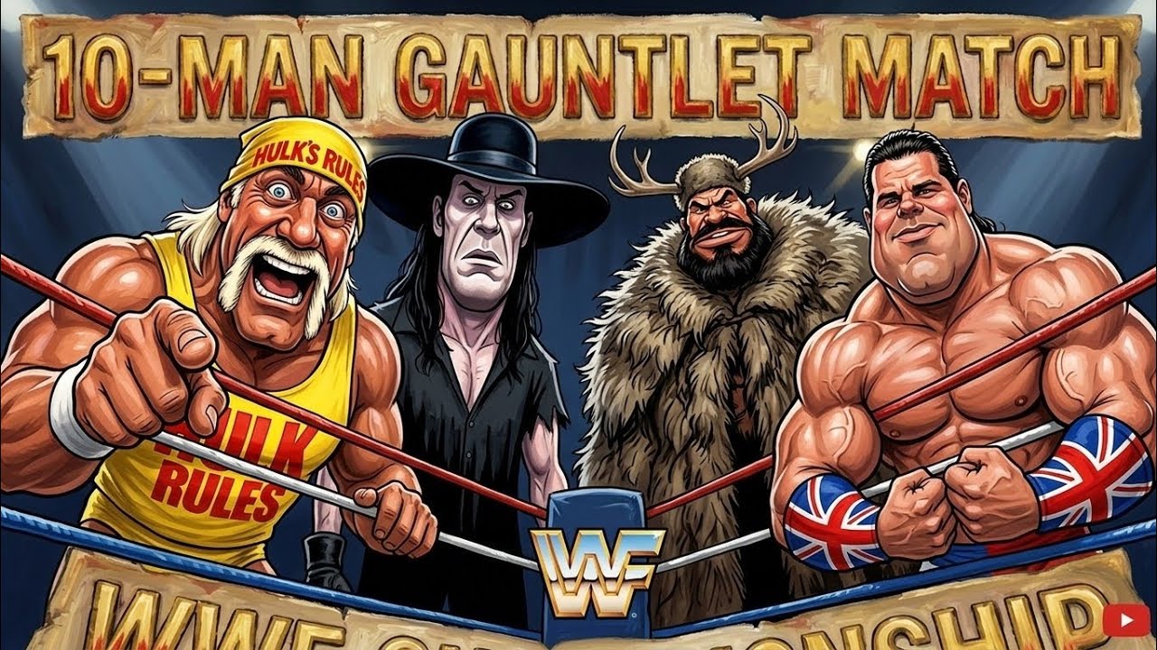 10-MAN GAUNTLET MATCH | WWF CHAMPIONSHIP | 1992 