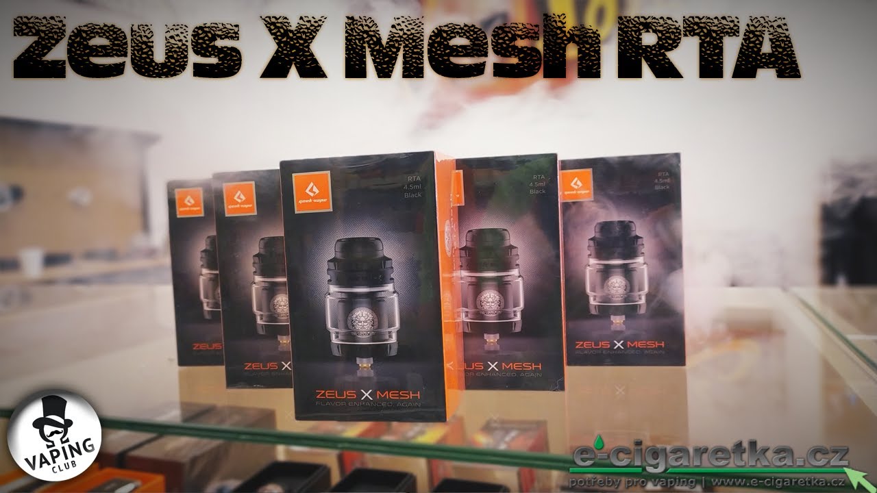 Recenze se Sollym | Zeus X mesh RTA | E-cigaretka.cz