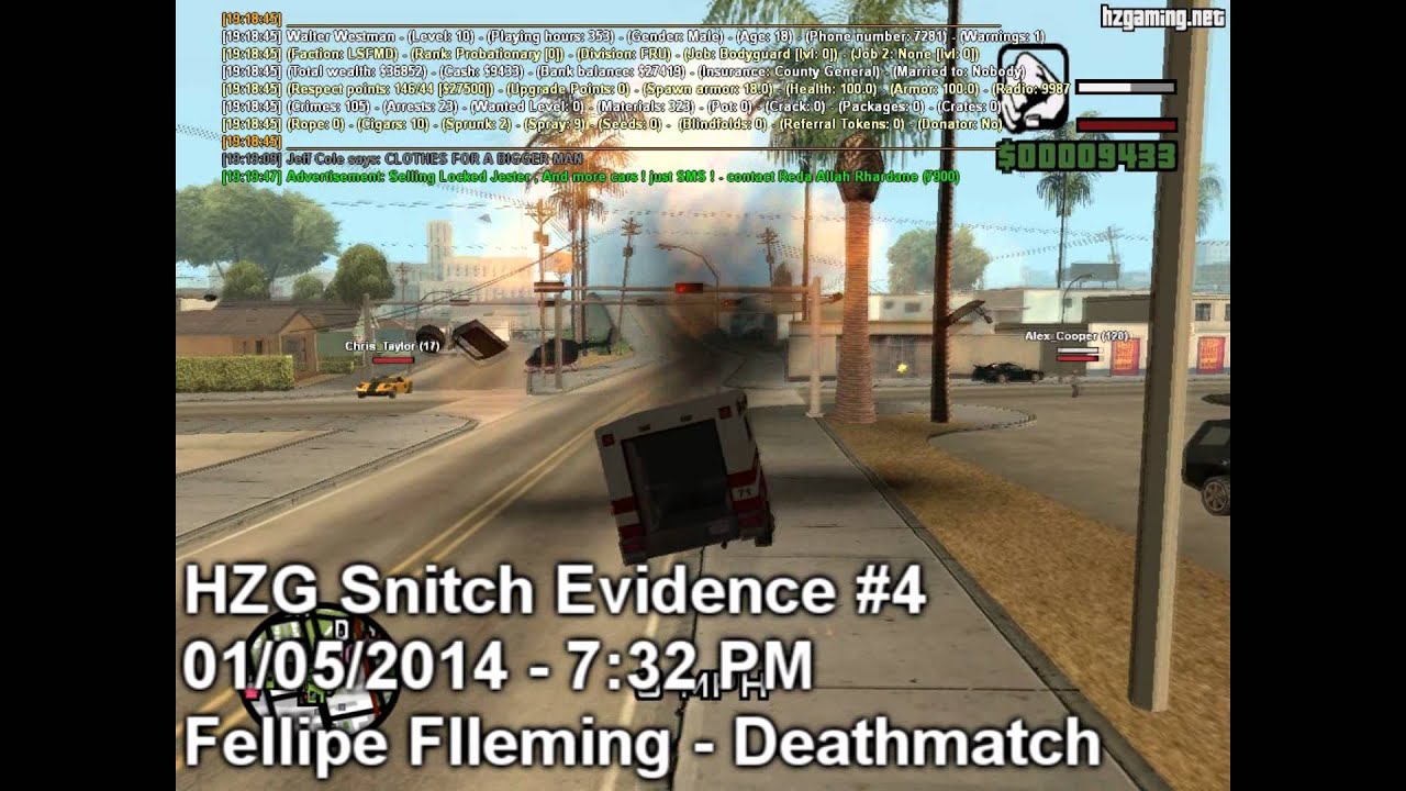 [HZG SNITCH #4] Fellipe Flleming - Deathmatch [DM]