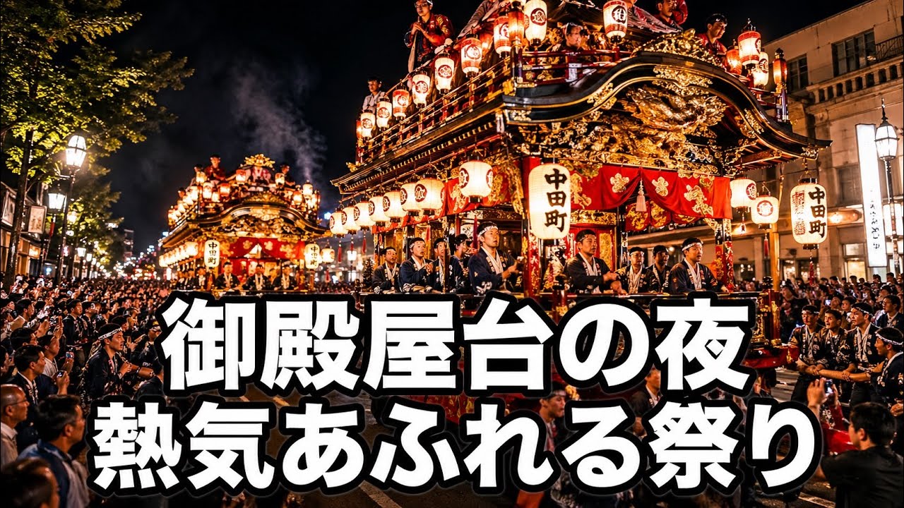 🏮【浜松まつり2025】5月4日・迫力の御殿屋台引き回し！熱気あふれる夜の絶景｜Hamamatsu Festival Night Parade ✨