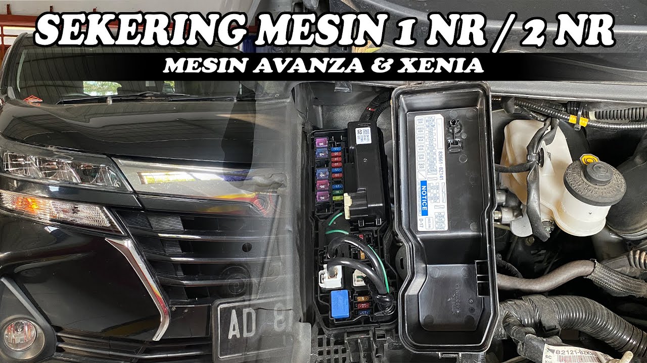 Letak dan Fungsi Fuse/Sekering Mesin 1 NR-VE || AVANZA & XENIA