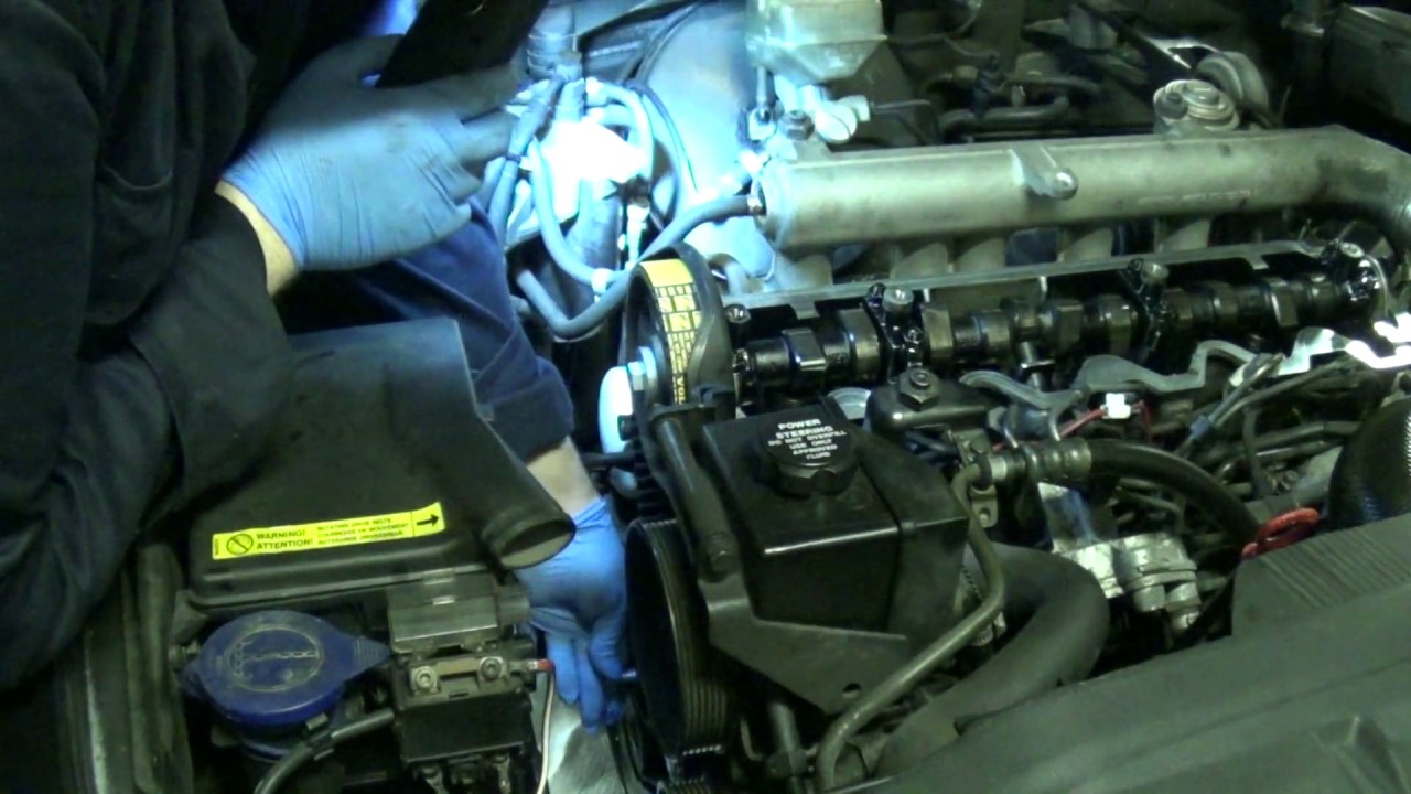D5252T timing belt change part 5b: Main timing belt Installation. Volvo 850 S70 V70 S80 TDI 2.5D
