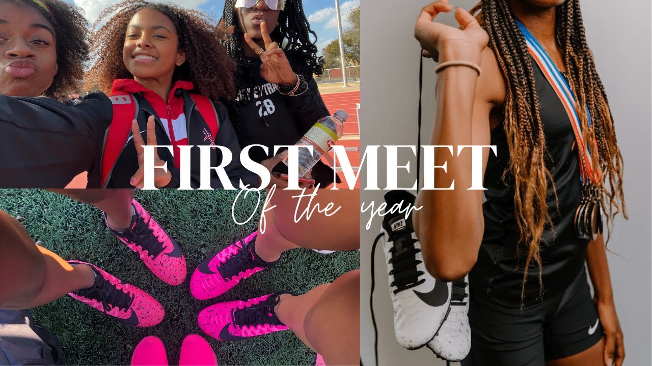 FIRST TRACK MEET OF THE YEAR | VLOG *sophmore year*