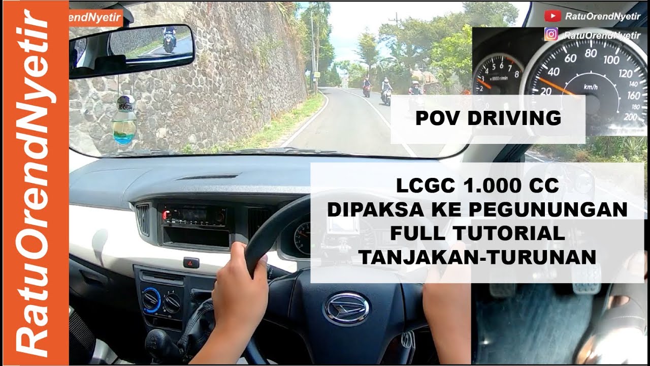 TEKNIK TANJAKAN TURUNAN MELAHAP PEGUNUNGAN DENGAN LCGC 1.000 CC, FULL TUTORIAL UNTUK PEMULA