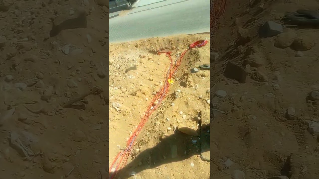 توصيل كابلات لوحه التحكم كنترول Hunter control and irrigation system من ارض الموقع