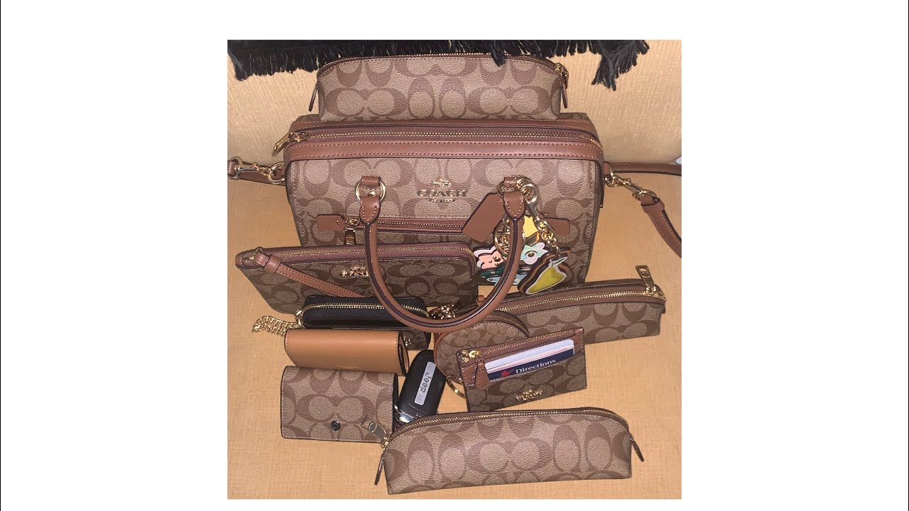 WIMB! What’s in my Coach Rowan Satchel #coachrowan