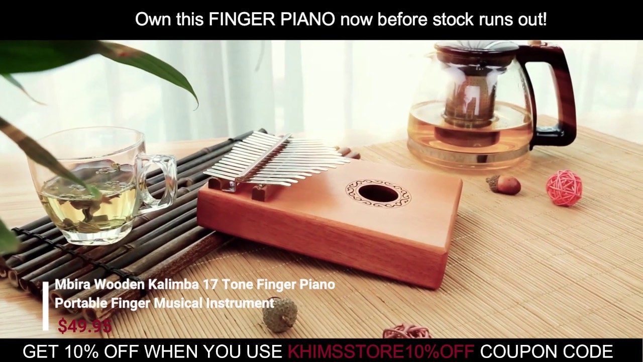 Mbira Kaliba 17 Tone African Thumb Piano Musical Instrument