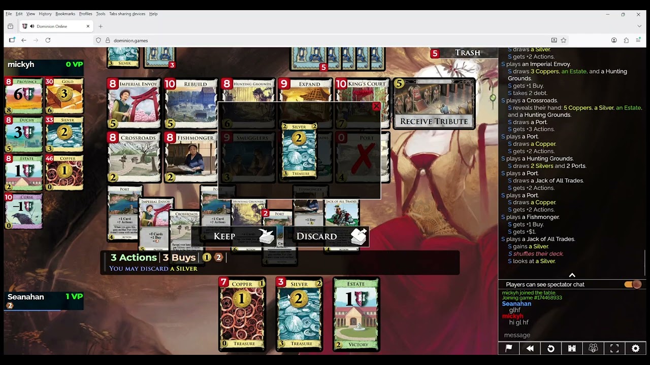 Learning Dominion Rising Sun: Game 39