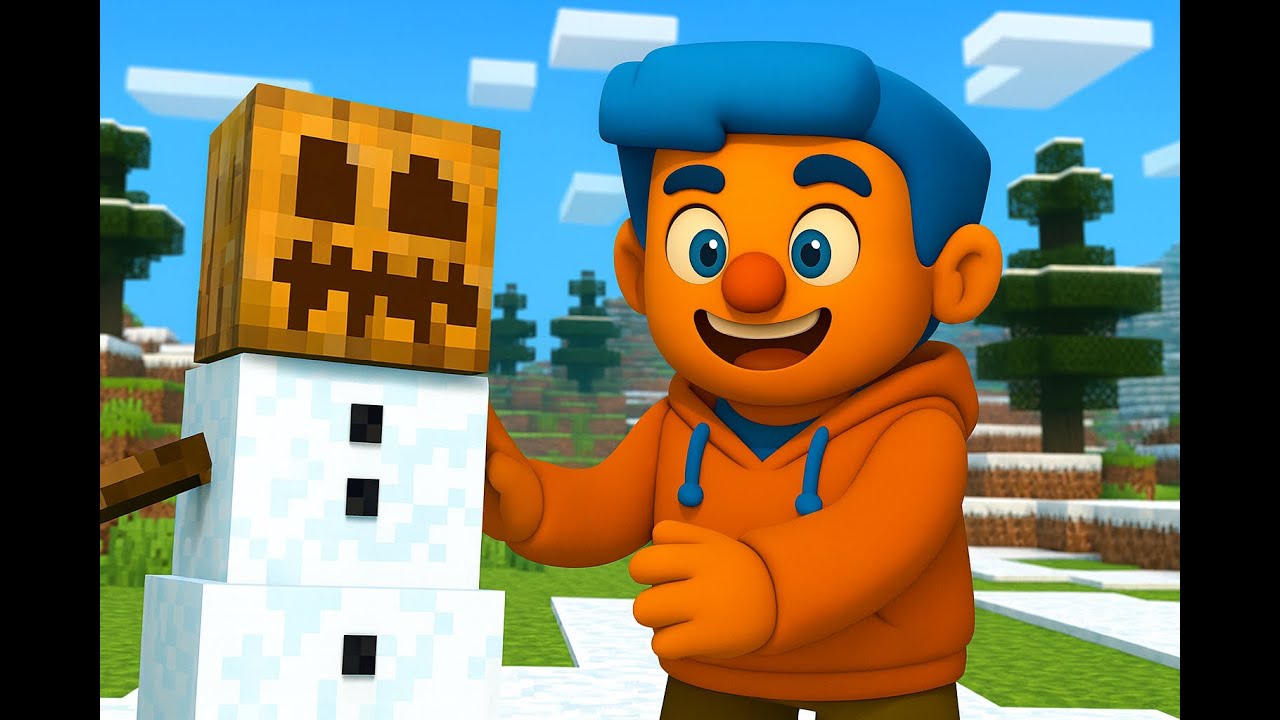 Как создать снежного голема в Minecraft Bedrock (простой урок для начинающих) 