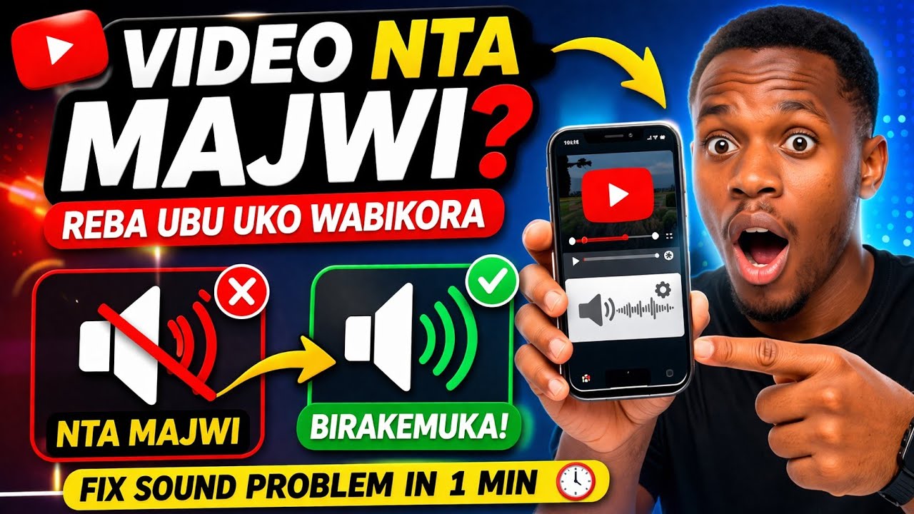 Video za YouTube Zidafite Ijwi? Dore Uko Waryumva Nanone