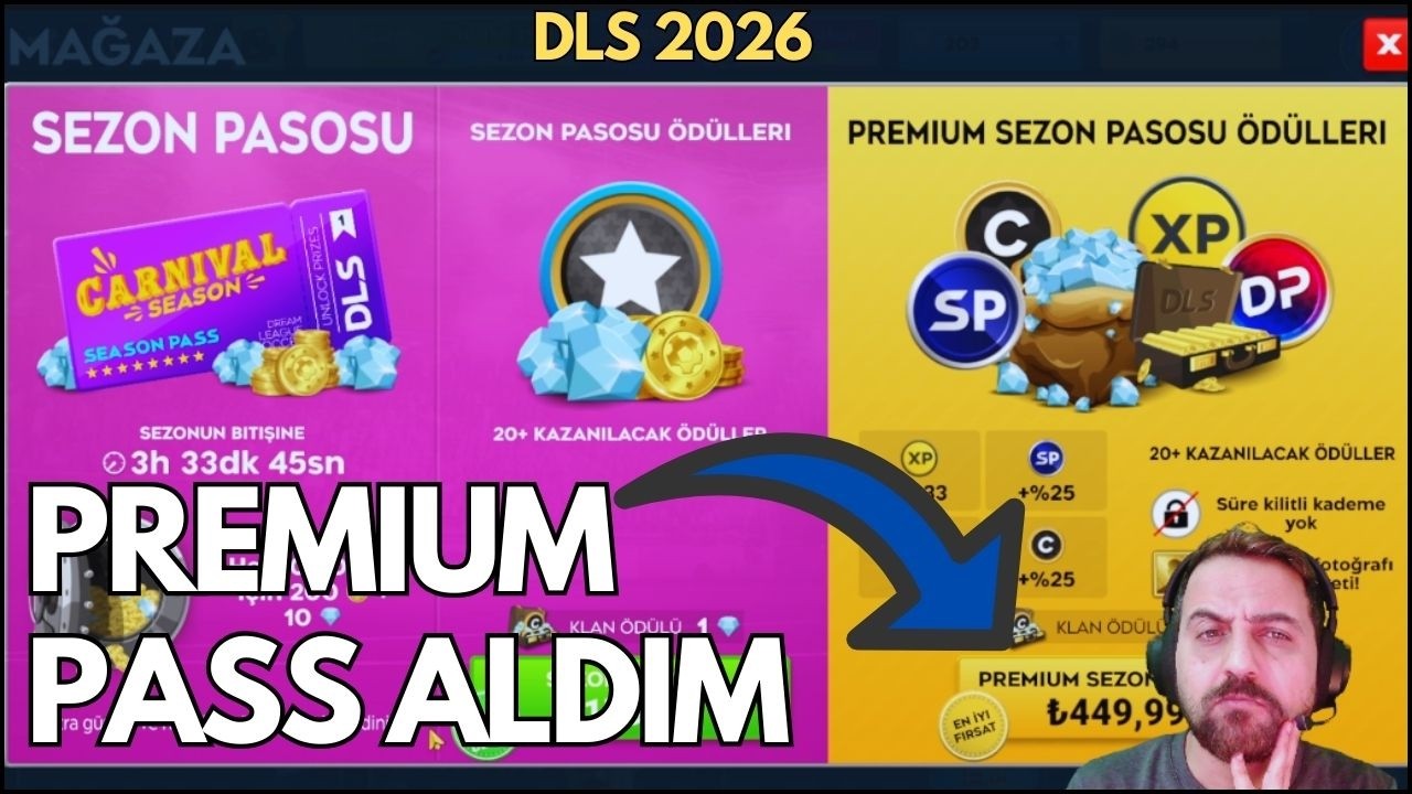 DLS 2026 - PREMIUM SEZON PASS ALDIM ÖDÜLLERİ AÇTIM