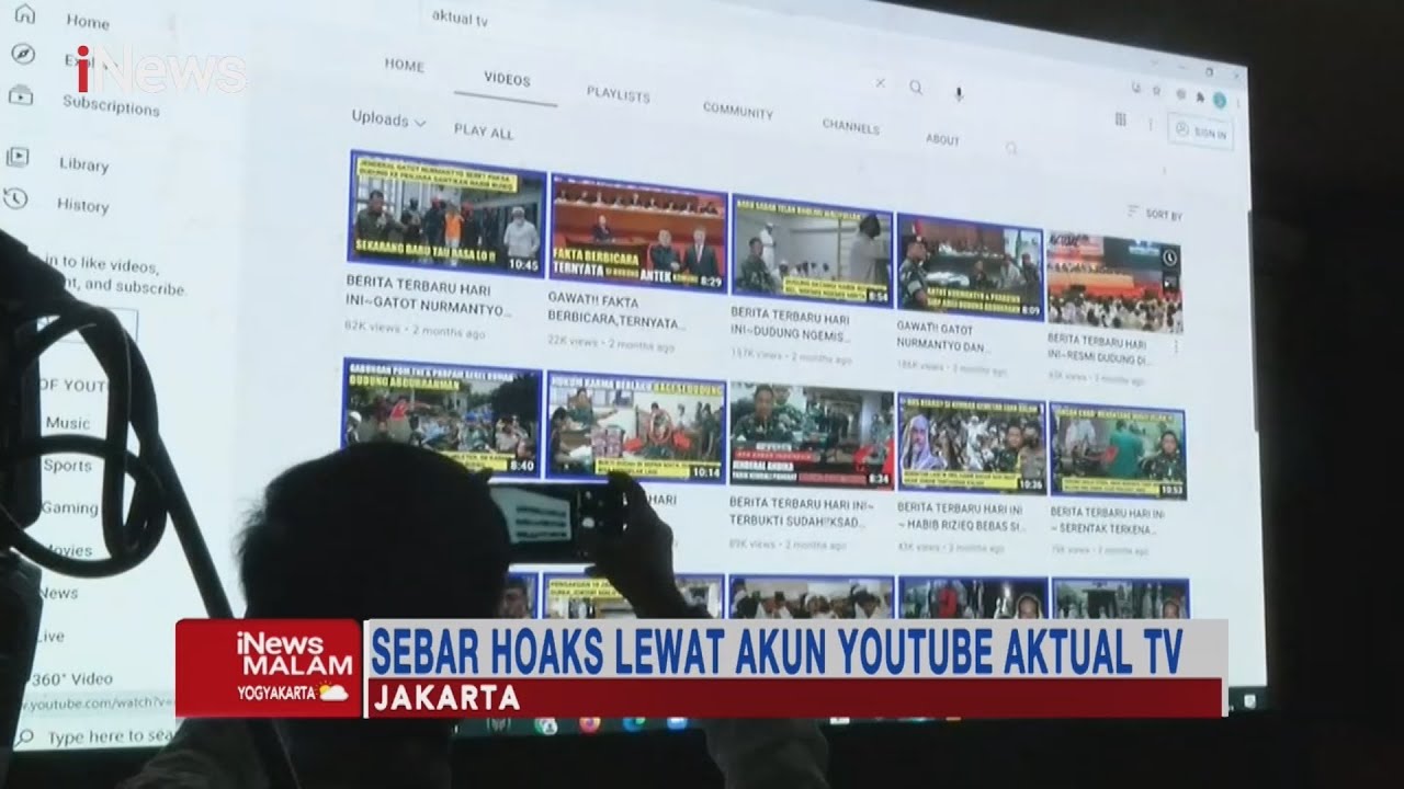 Dirut TV Swasta Lokal di Jatim Jadi Tersangka karena Sebarkan Hoaks #iNewsMalam 15/10