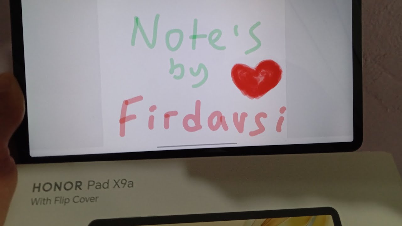 Honor Pad X9a | Hand writing & note taking review