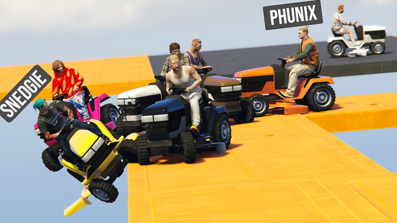 Mowing down the Boys on these GTA 5 Races