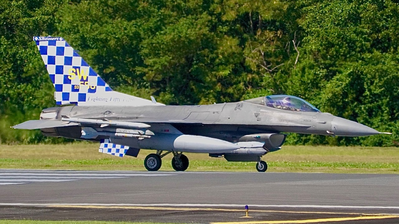 55th FS Commander’s F-16 & Afternoon Rush | San Juan Airport