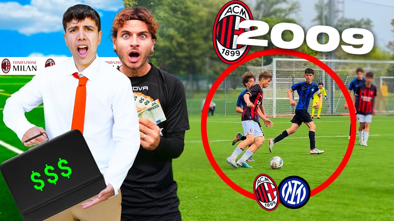 🧒🏻⚽HO OSSERVATO il MILAN U14 con ZW JACKSON contro l' INTER U14!! *derby c’hmpions*