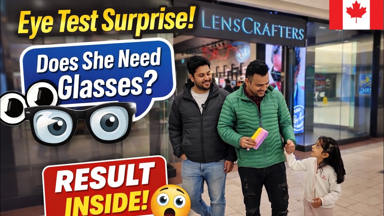 Does Amayra Need Glasses? Eye Test Surprise at Southgate Mall!