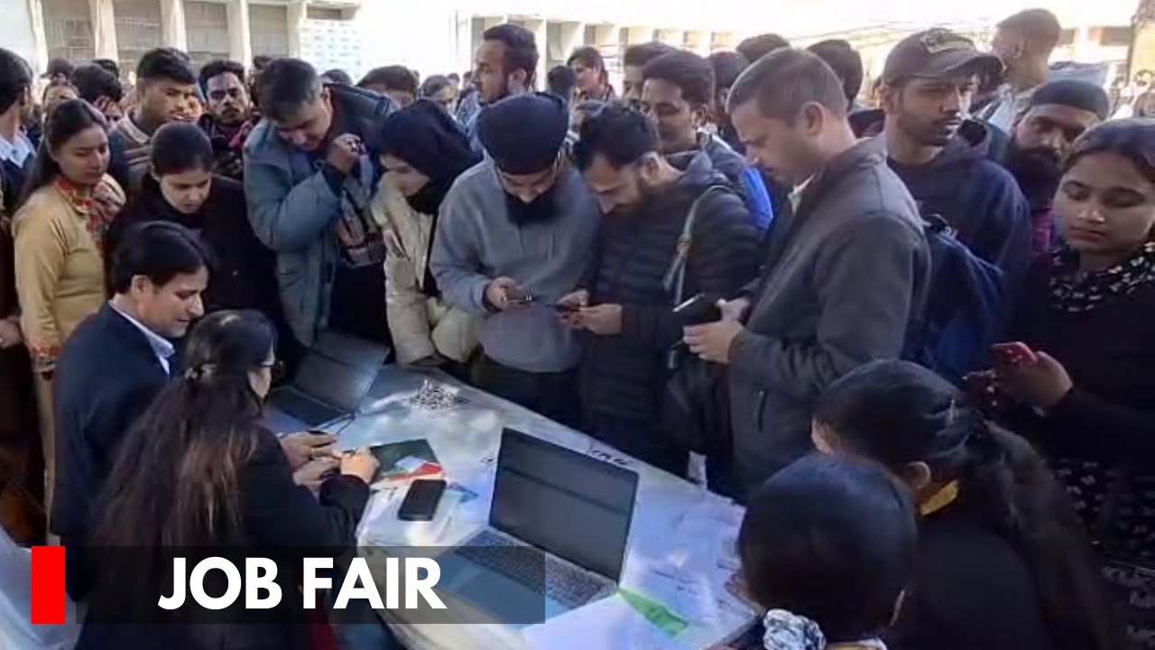 Job Aspirants Attend Mega Job Fair In Jammu